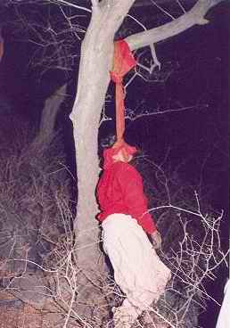 Side View of the Victim