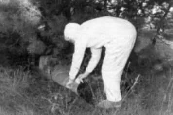 Protective clothing worn at the crime scene