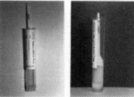 Cozart RapiScan collection pad and test tube