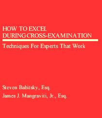How to Excel during Cross-Examination - Techniques for Experts that work
