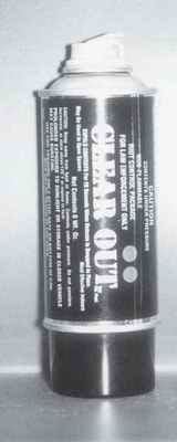 Clear out. More examples of individual spray containers containing crowd-control agents. - from A Physicians Guide to Clinical Forensic Medicine, 2nd edition. Includes eBook/PDA on CD-ROM. Edited by Margaret M Stark